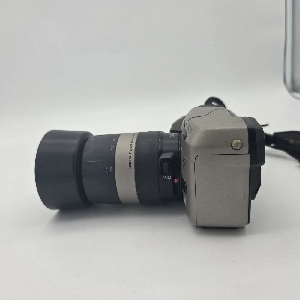 Minolta Vectis S-1 Camera Lens 28-56mm/56-170mm Lot Of 2 W/ Carry Bag - Untested